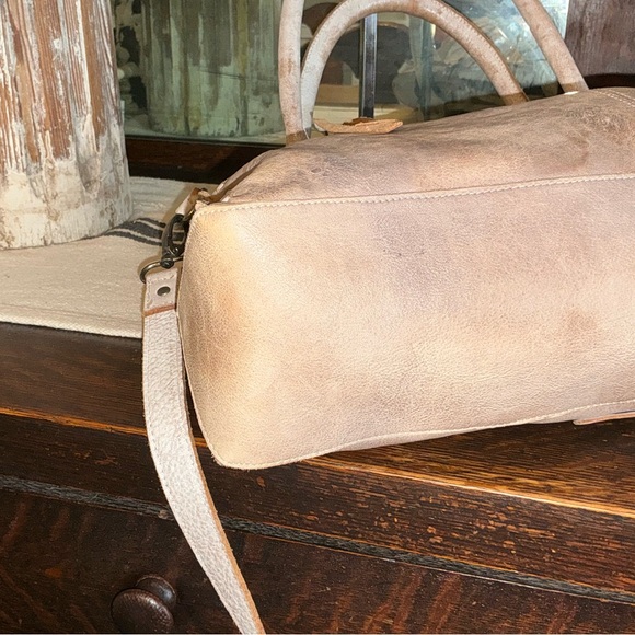 Bed Stu Rockababy Satchel Crossbody Shoulder Bag Icicle Rustic Nectar Lux $295 - Picture 8 of 14
